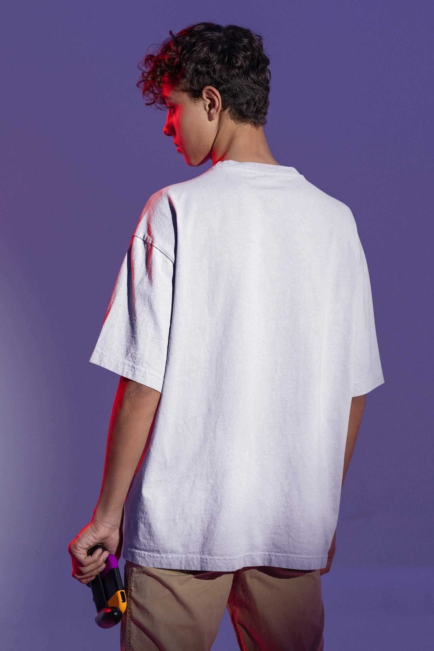 Calm Down Cotton Blend Printed Half Sleeves Mens Round Neck T-Shirt - Fizzibyizzi