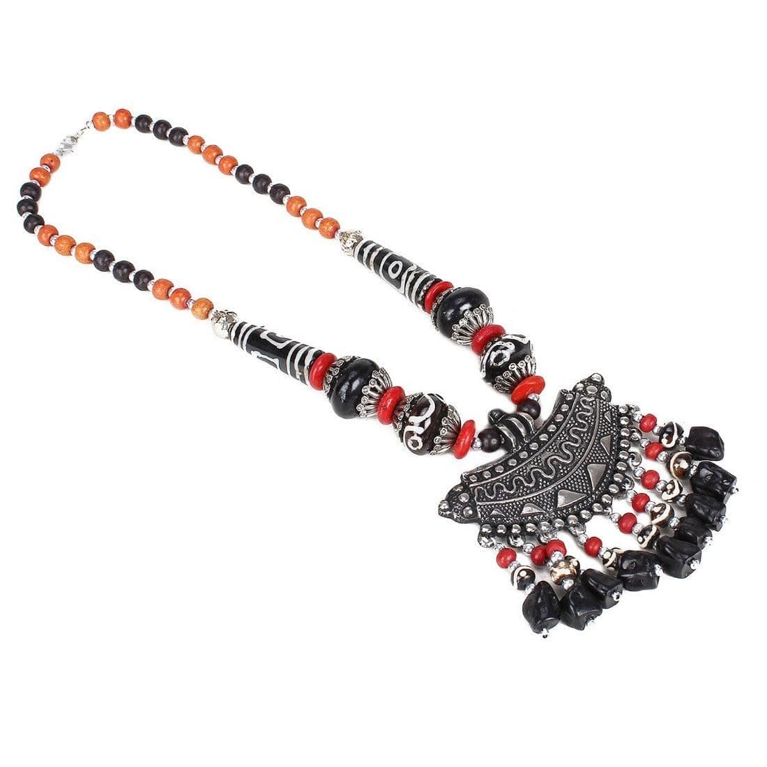 Generic Multi Color Beads Necklace (Color: Multi Color) - Fizzibyizzicommerce