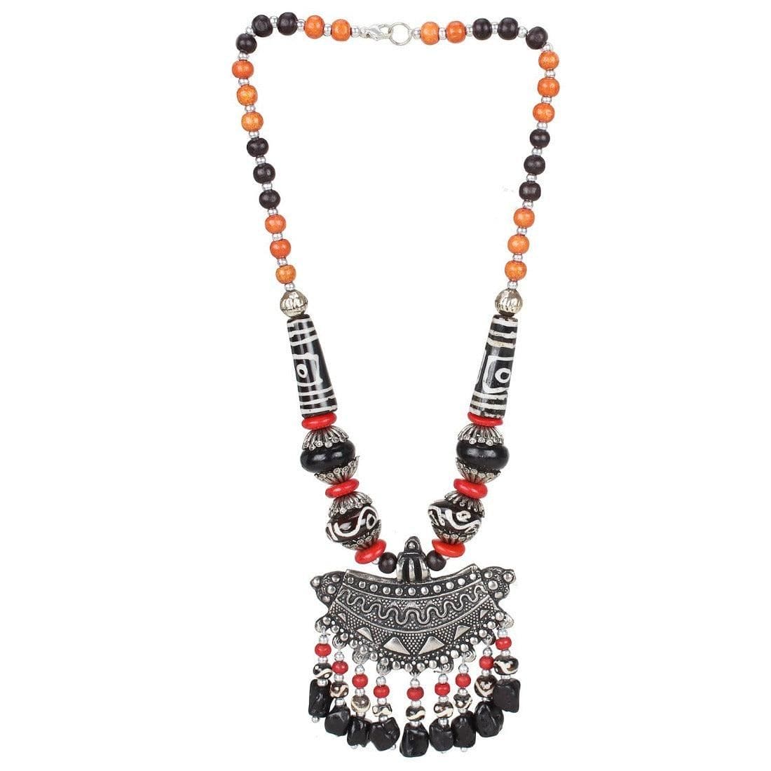 Generic Multi Color Beads Necklace (Color: Multi Color) - Fizzibyizzicommerce