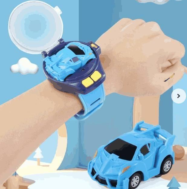 RC Car Mini Watch Control Car - Rechargeable Wrist Racing Toy - Fizzibyizzi