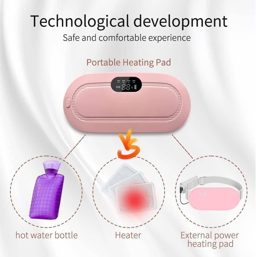 Portable Cordless Heating Pad - Menstrual Heating Pad - Fizzibyizzi